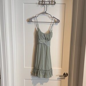Elegant Sage Green Dress